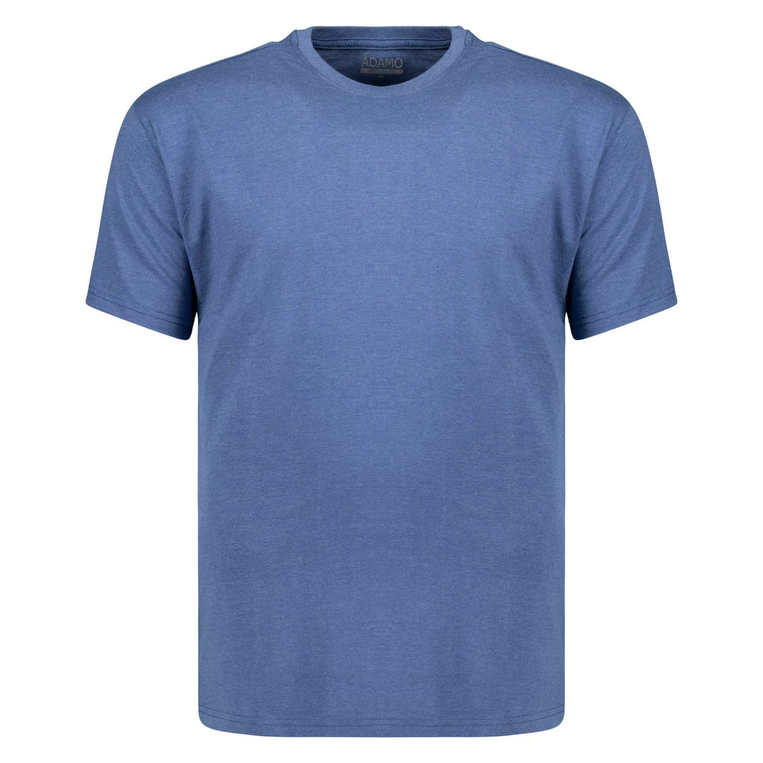 Adamo T-Shirt Übergröße – Herren Basic Shirt in Dunkelgrau