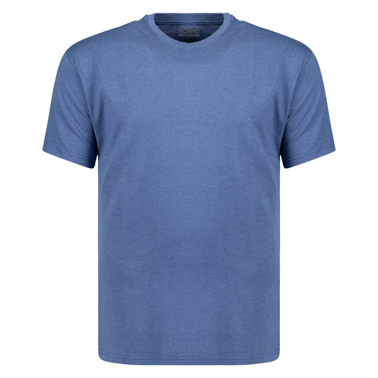 Adamo T-Shirt Übergröße – Herren Basic Shirt in Dunkelgrau
