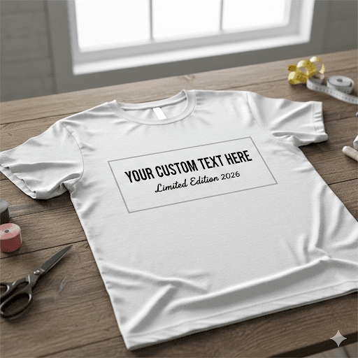 T-Shirt mit freiem Druck in Übergröße von BigTiger