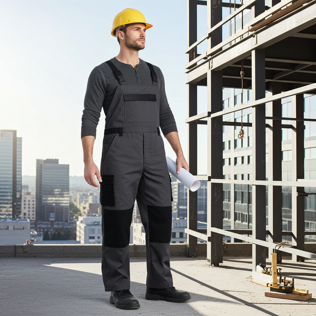 BigTiger Arbeitslatzhose Übergröße Herren – Robuste Berufs-Latzhose