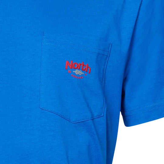 T-Shirt kurzarm mit Druck und Brusttasche  in Übergröße von ALLSIZE