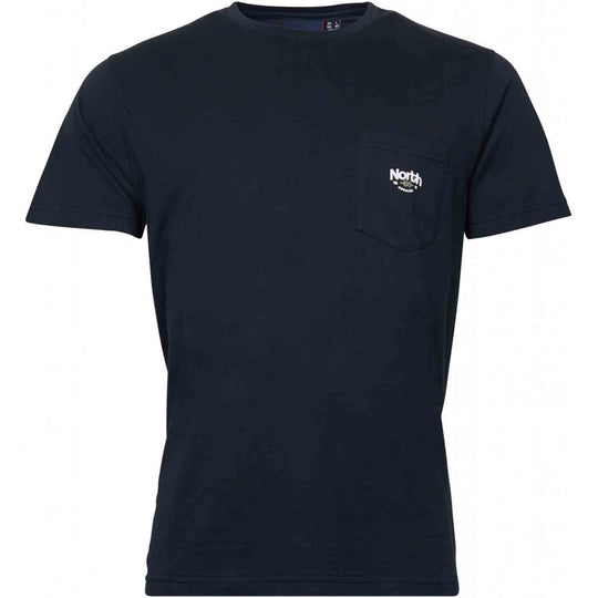 T-Shirt kurzarm mit Druck und Brusttasche  in Übergröße von ALLSIZE