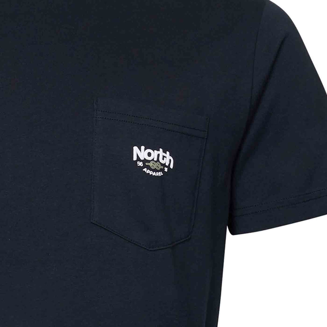 T-Shirt kurzarm mit Druck und Brusttasche  in Übergröße von ALLSIZE