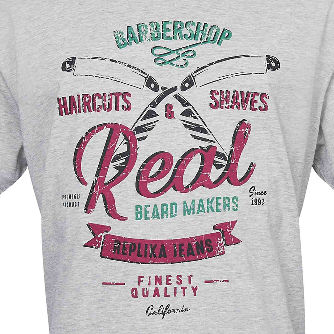 T-Shirt kurzarm mit Druck in Übergröße von ALLSIZE