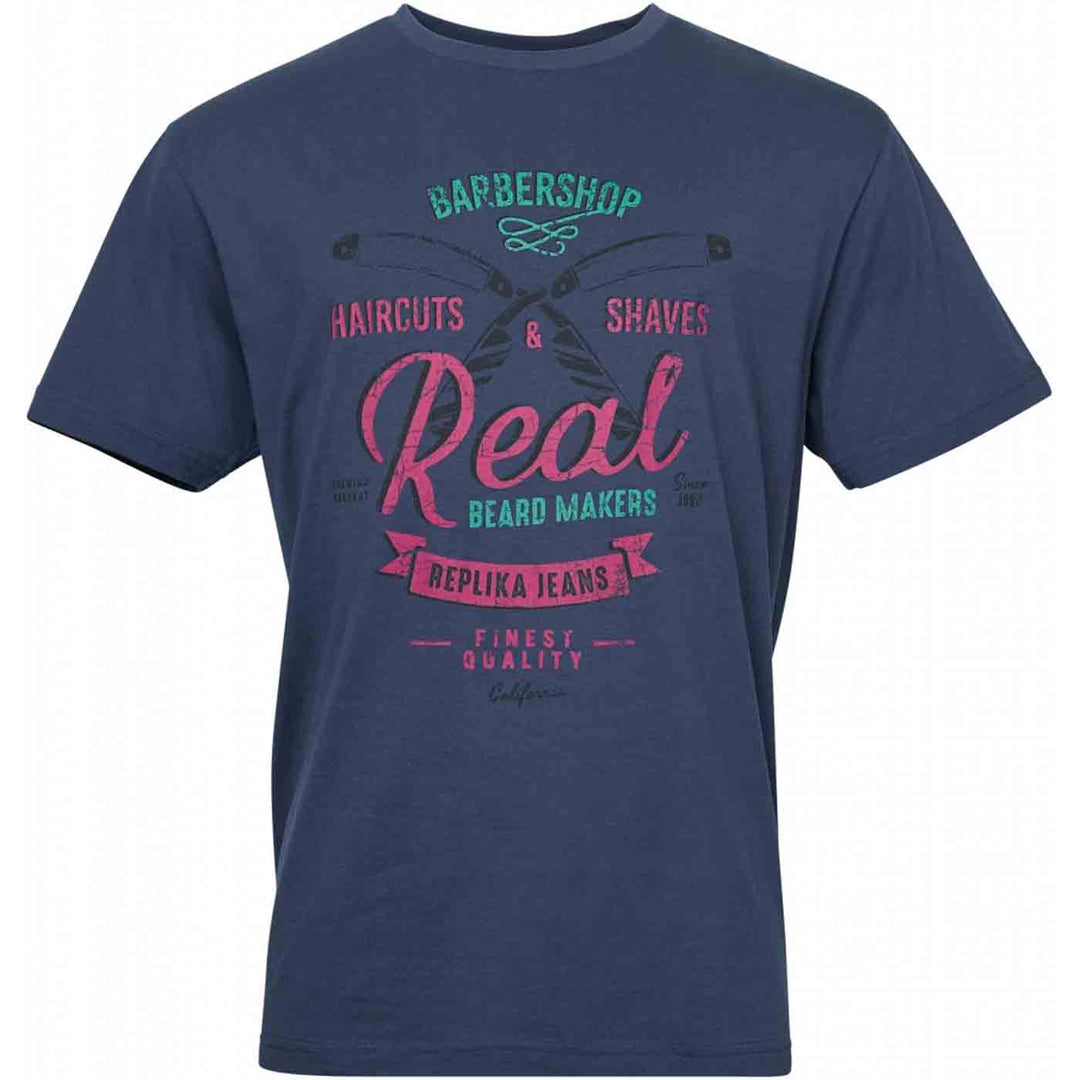 T-Shirt kurzarm mit Druck in Übergröße von ALLSIZE