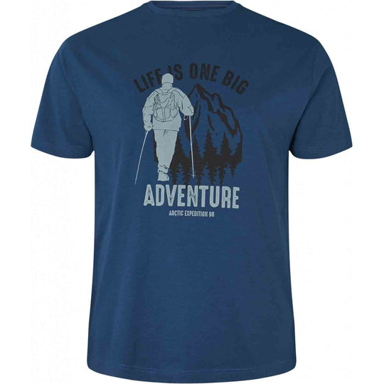 T-Shirt kurzarm mit Druck in Übergröße von ALLSIZE