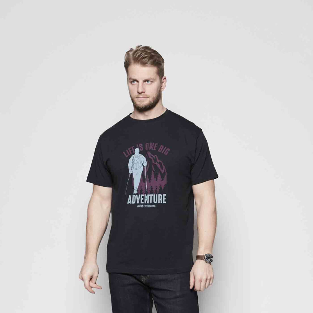 T-Shirt kurzarm mit Druck in Übergröße von ALLSIZE
