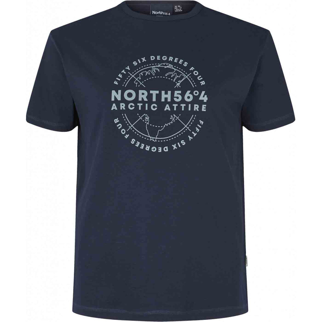 T-Shirt kurzarm mit Druck in Übergröße von ALLSIZE