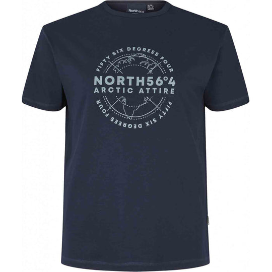 T-Shirt kurzarm mit Druck in Übergröße von ALLSIZE