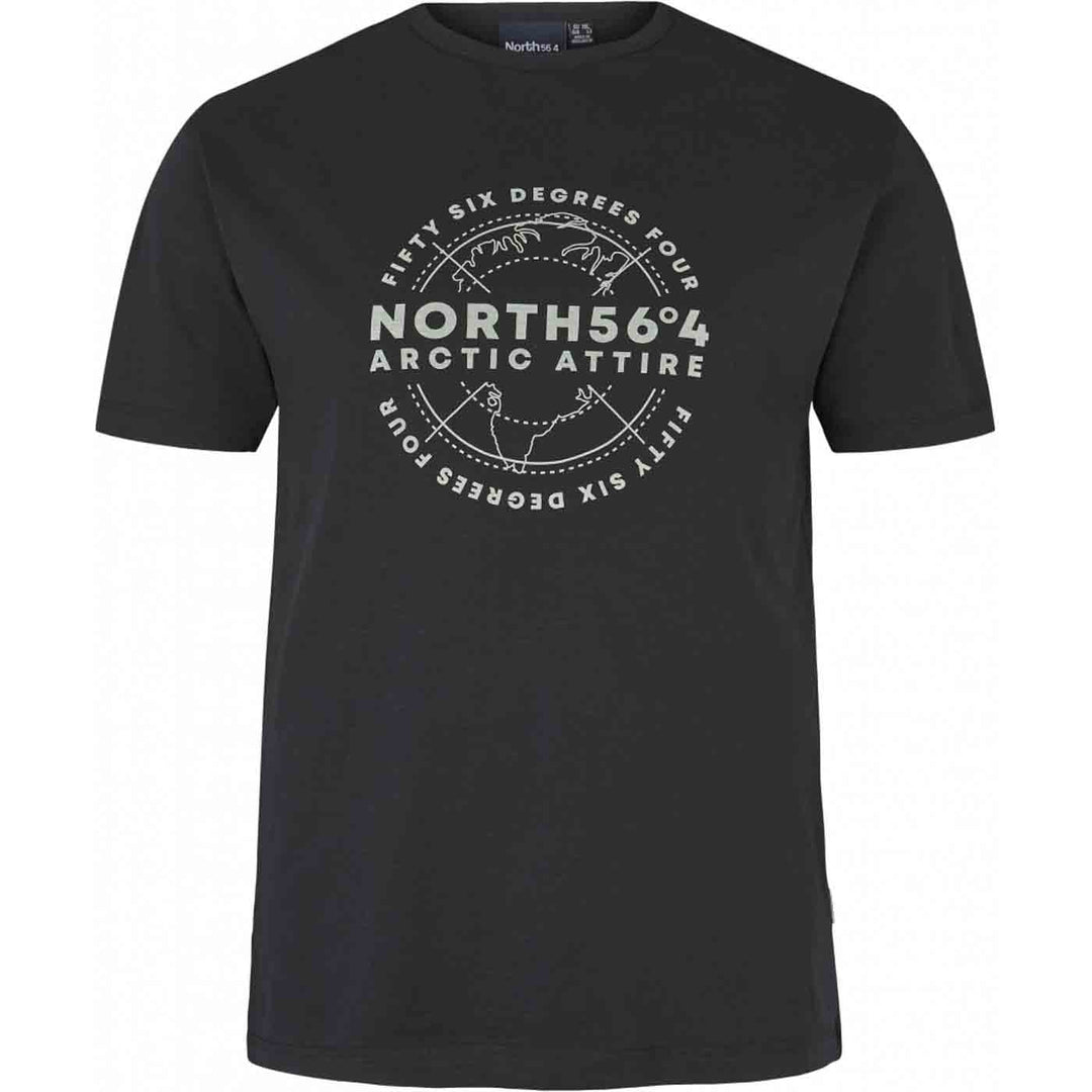 T-Shirt kurzarm mit Druck in Übergröße von ALLSIZE