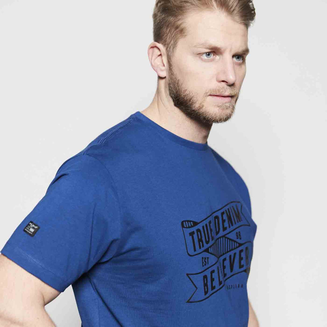 T-Shirt kurzarm mit Druck in Übergröße von ALLSIZE