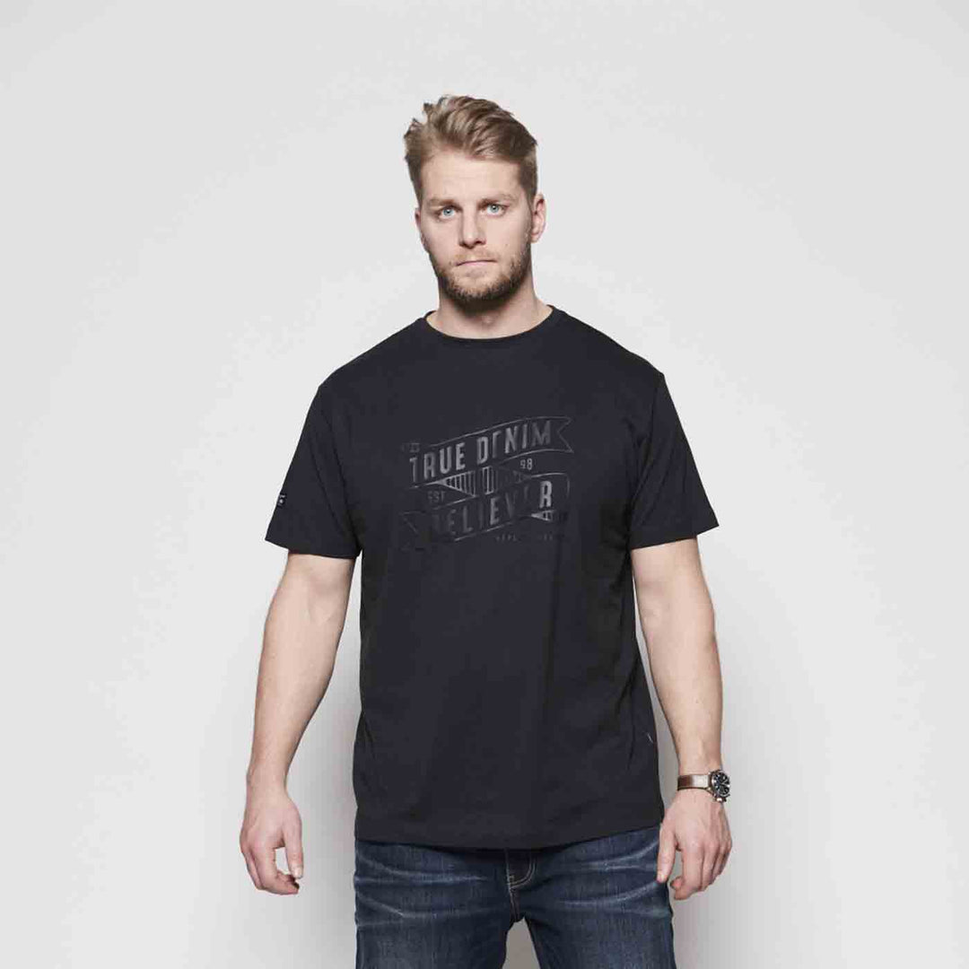 T-Shirt kurzarm mit Druck in Übergröße von ALLSIZE