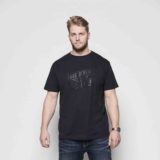 T-Shirt kurzarm mit Druck in Übergröße von ALLSIZE