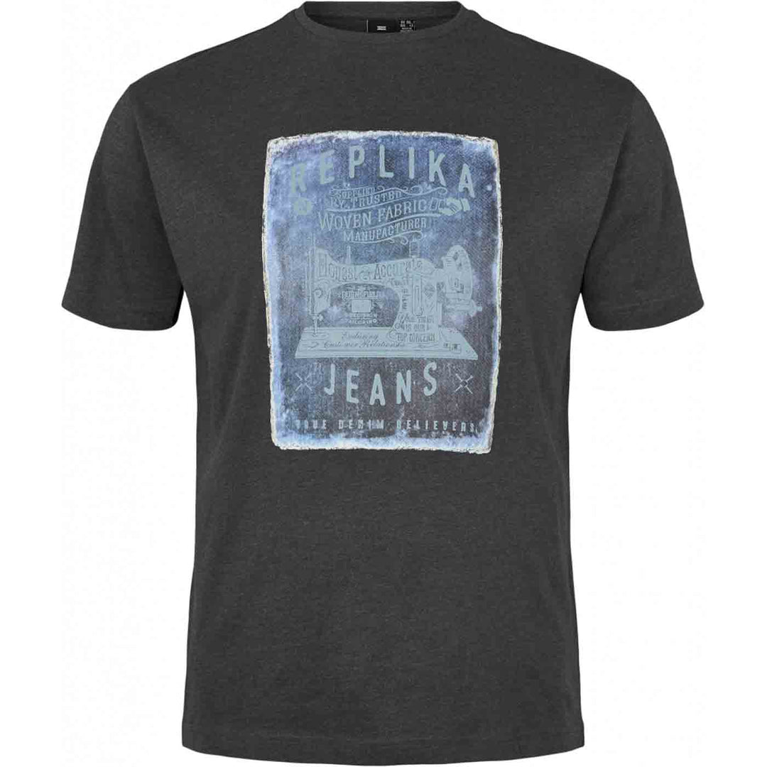 T-Shirt kurzarm mit Druck in Übergröße von ALLSIZE