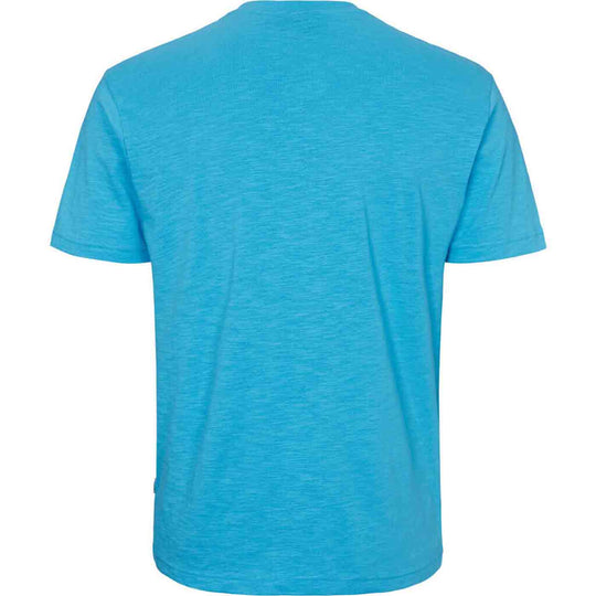 T-Shirt V-Neck kurzarm und Brusttasche mit Druck in Übergröße von ALLSIZE