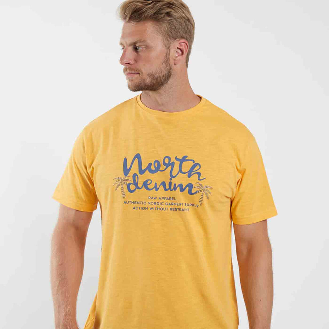 T-Shirt kurzarm mit Druck in Übergröße von ALLSIZE