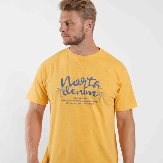 T-Shirt kurzarm mit Druck in Übergröße von ALLSIZE