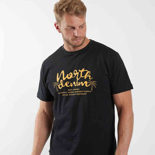T-Shirt kurzarm mit Druck in Übergröße von ALLSIZE