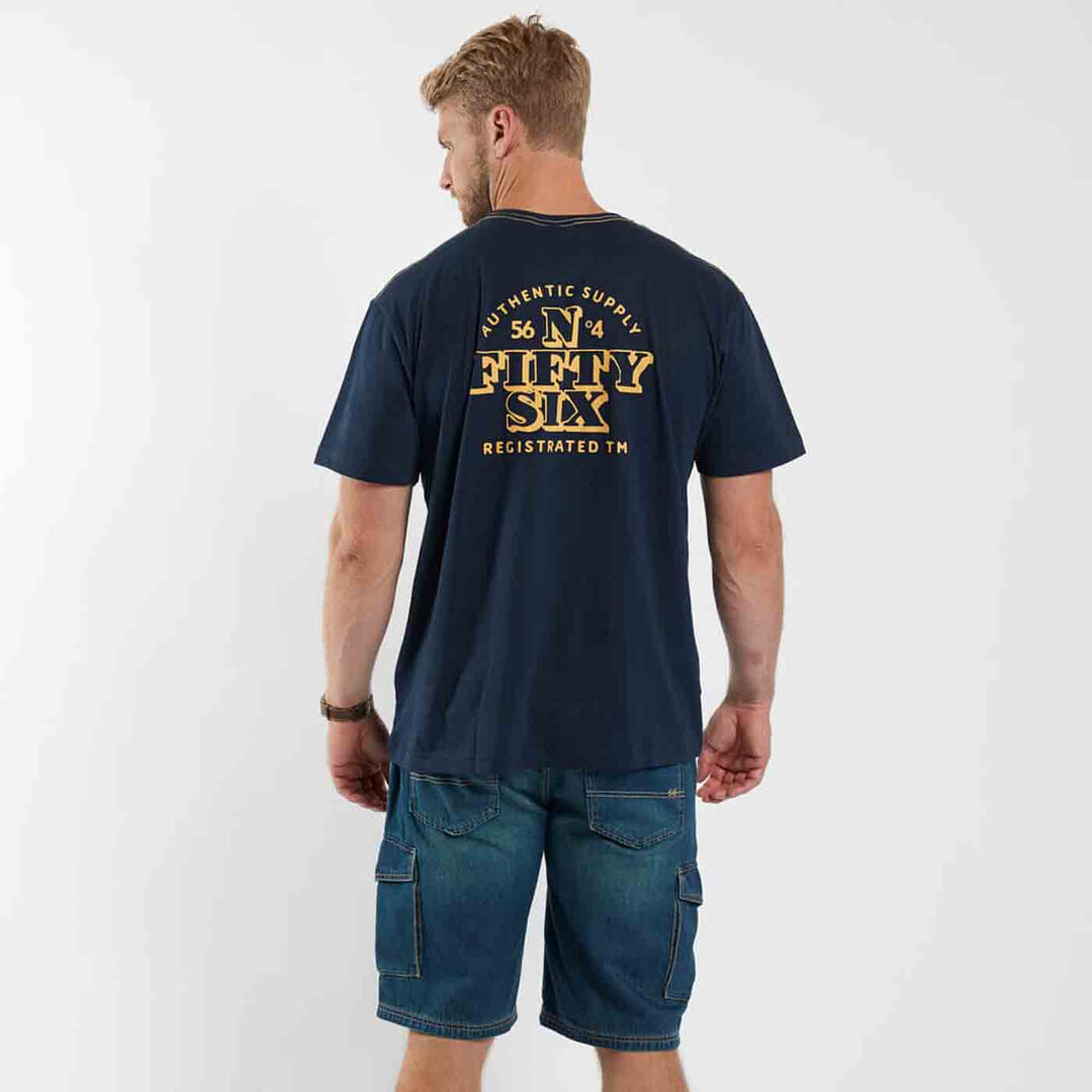 T-Shirt kurzarm mit Druck in Übergröße von ALLSIZE