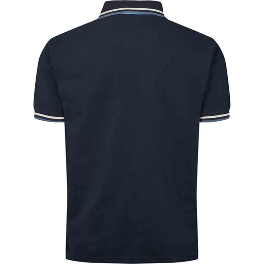 Polo-Shirt abgesetztem Kragen kurzarm in Übergröße von ALLSIZE