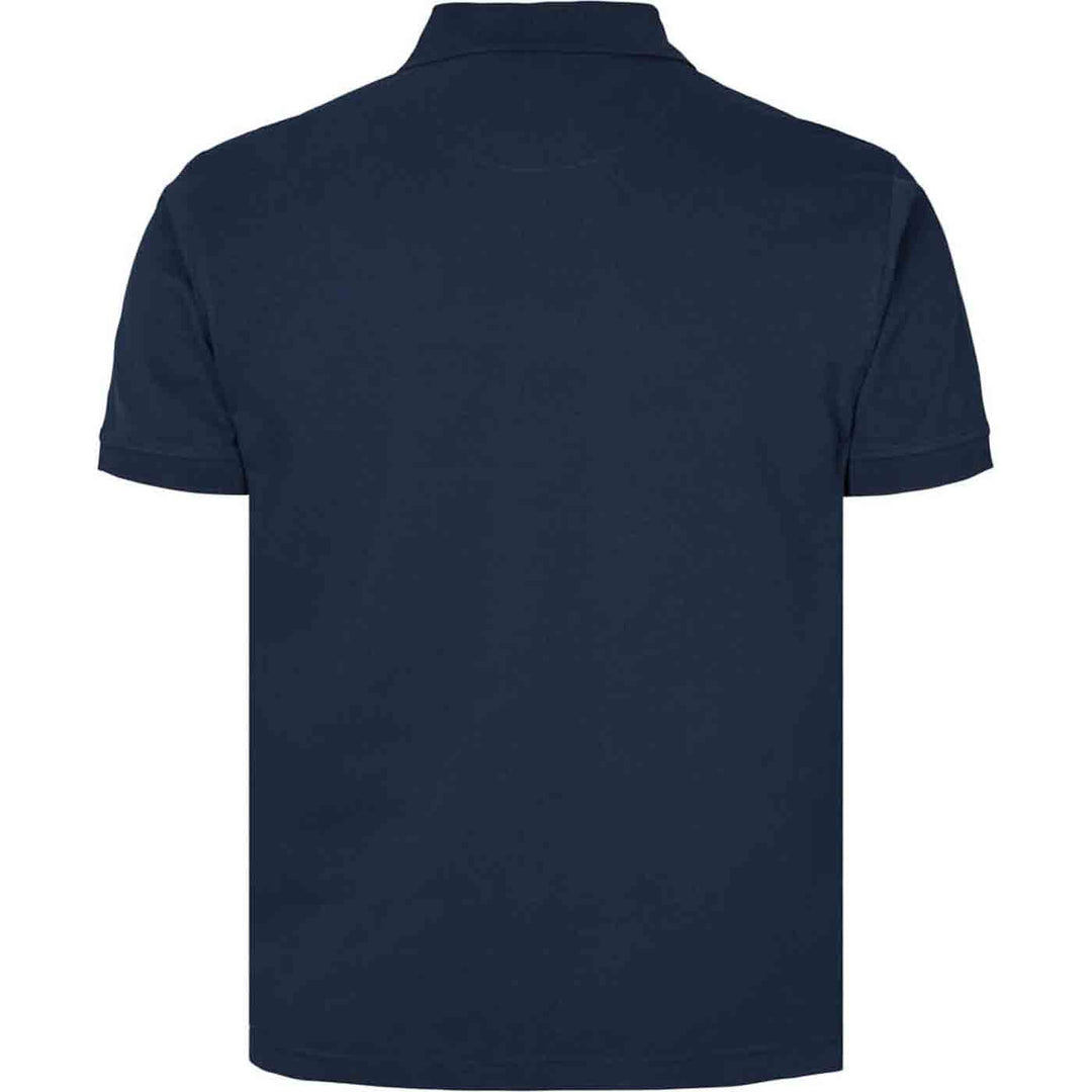 Polo-Shirt mit Stick kurz in Übergröße von ALLSIZE