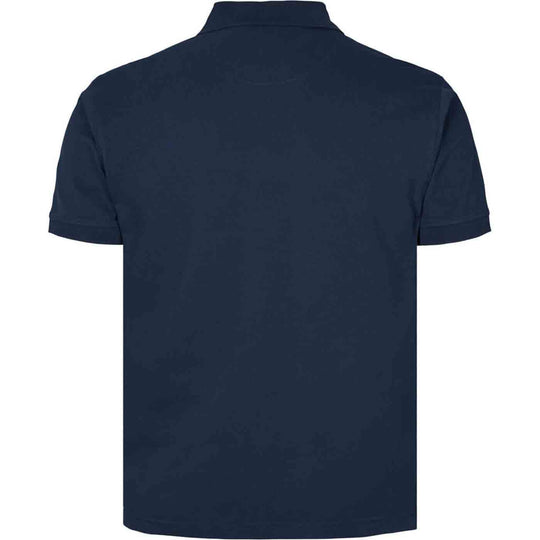 Polo-Shirt mit Stick kurz in Übergröße von ALLSIZE