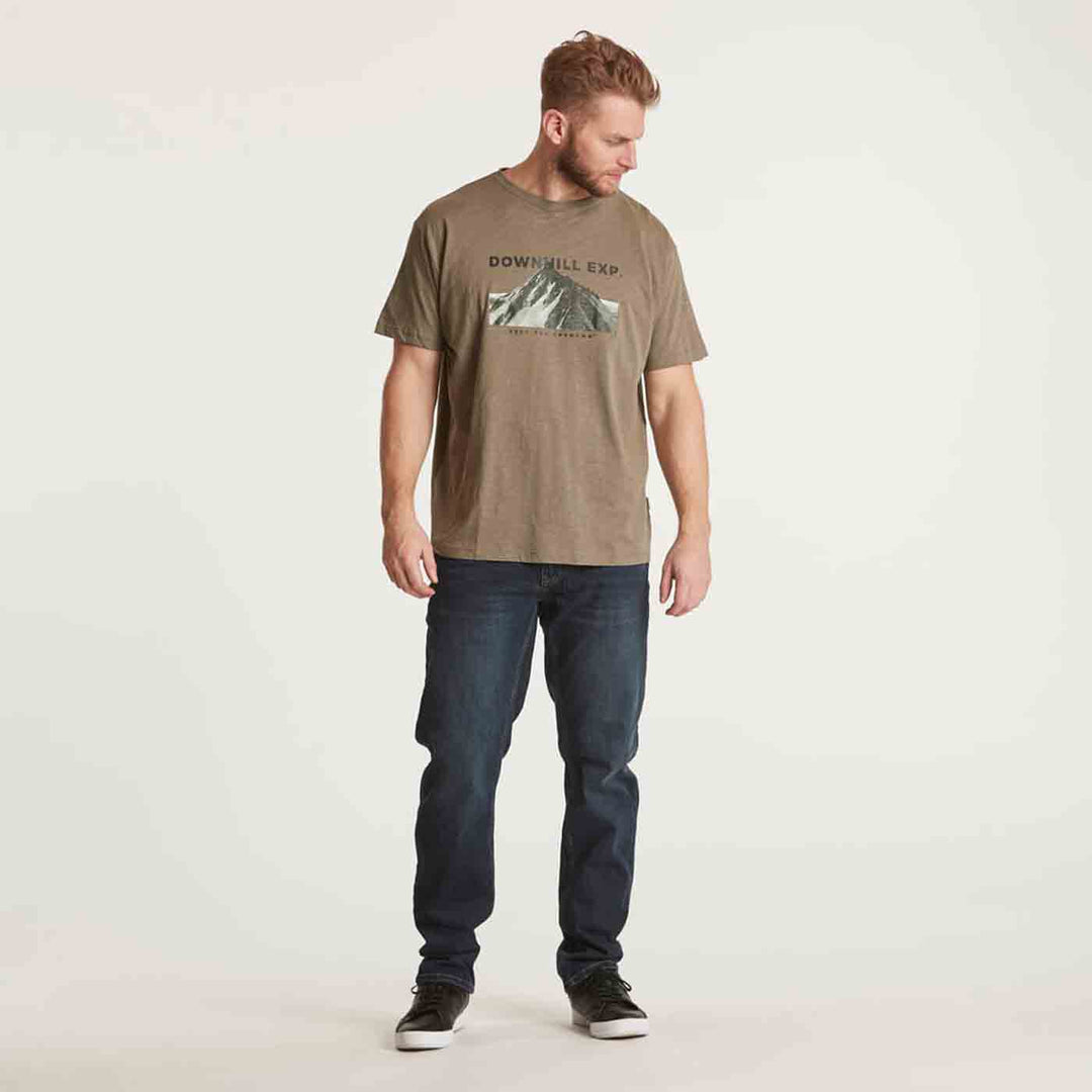 T-Shirt kurzarm mit Druck in Übergröße von ALLSIZE