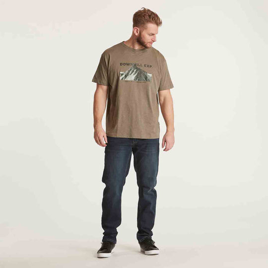 T-Shirt kurzarm mit Druck in Übergröße von ALLSIZE