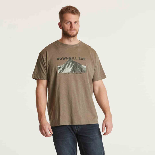 T-Shirt kurzarm mit Druck in Übergröße von ALLSIZE