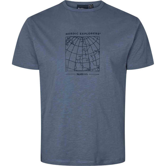 T-Shirt kurzarm mit Druck in Übergröße von ALLSIZE