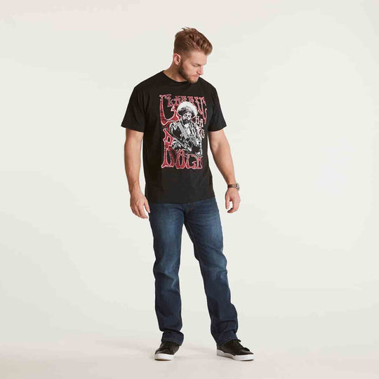 Jimi Hendrix T-Shirt mit Druck von Allsize Original Lizenz