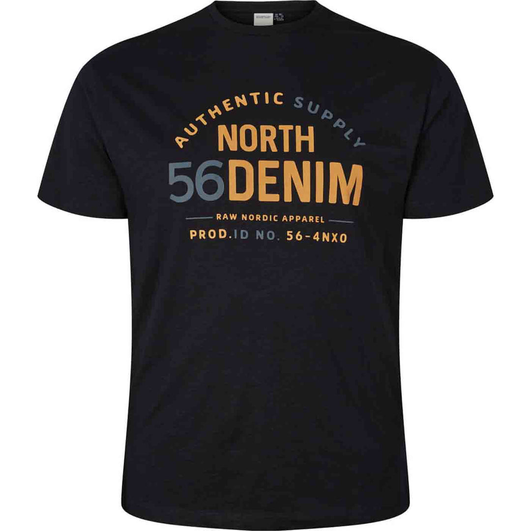 T-Shirt kurzarm mit Druck in Übergröße von ALLSIZE