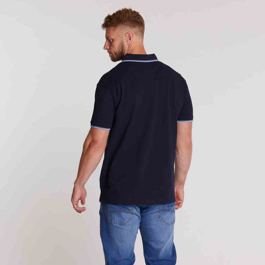 Polo-Shirt North mit Druck kurzarm in Übergröße von ALLSIZE