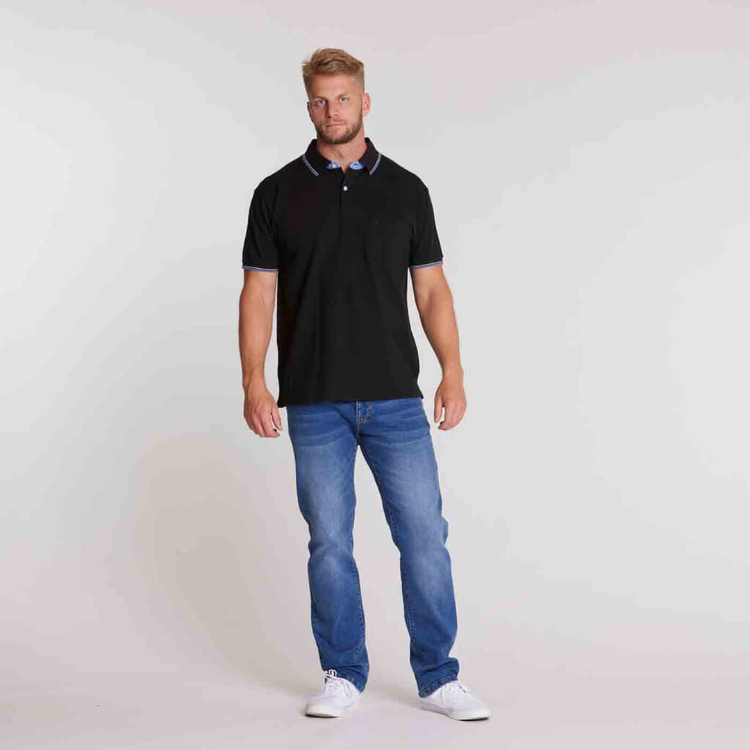 Polo-Shirt North mit Druck kurzarm in Übergröße von ALLSIZE
