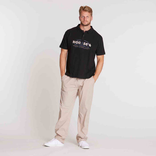 Polo-Shirt North mit Druck kurzarm in Übergröße von ALLSIZE