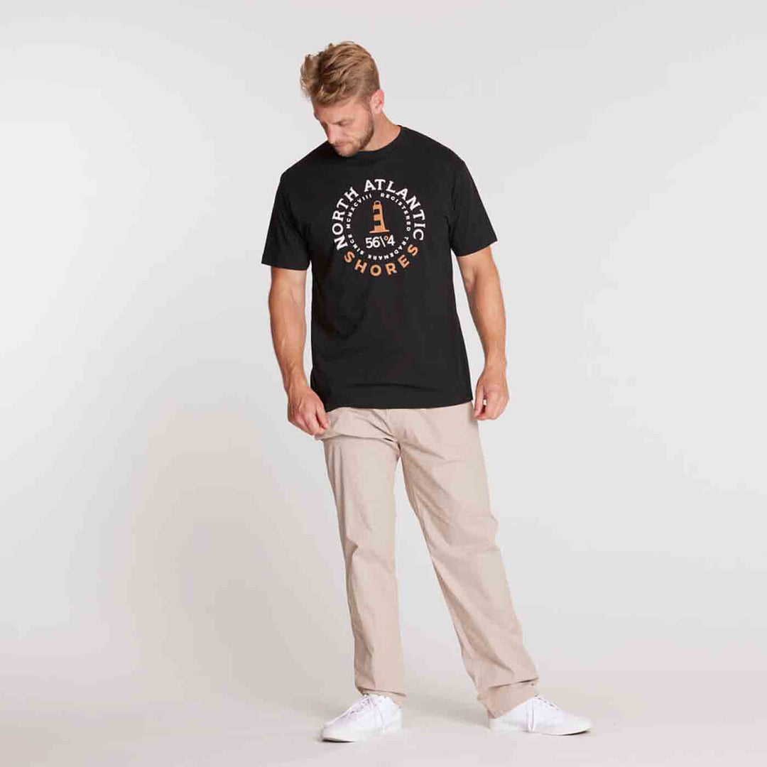 T-Shirt kurzarm mit Druck in Übergröße von ALLSIZE