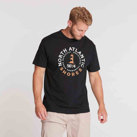 T-Shirt kurzarm mit Druck in Übergröße von ALLSIZE