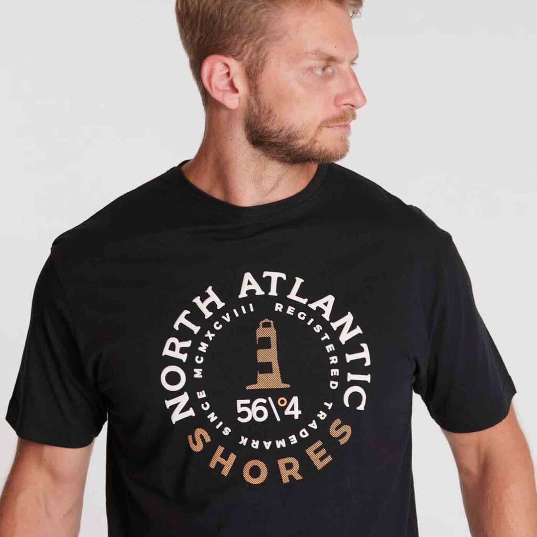 T-Shirt kurzarm mit Druck in Übergröße von ALLSIZE