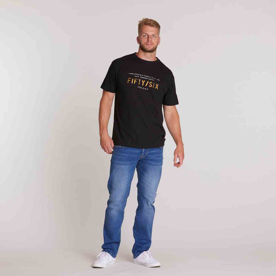 T-Shirt kurzarm mit Druck in Übergröße von ALLSIZE