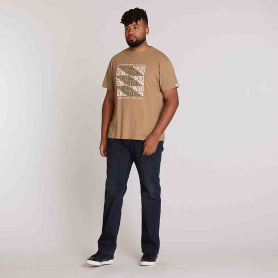 T-Shirt kurzarm mit Druck in Übergröße von ALLSIZE