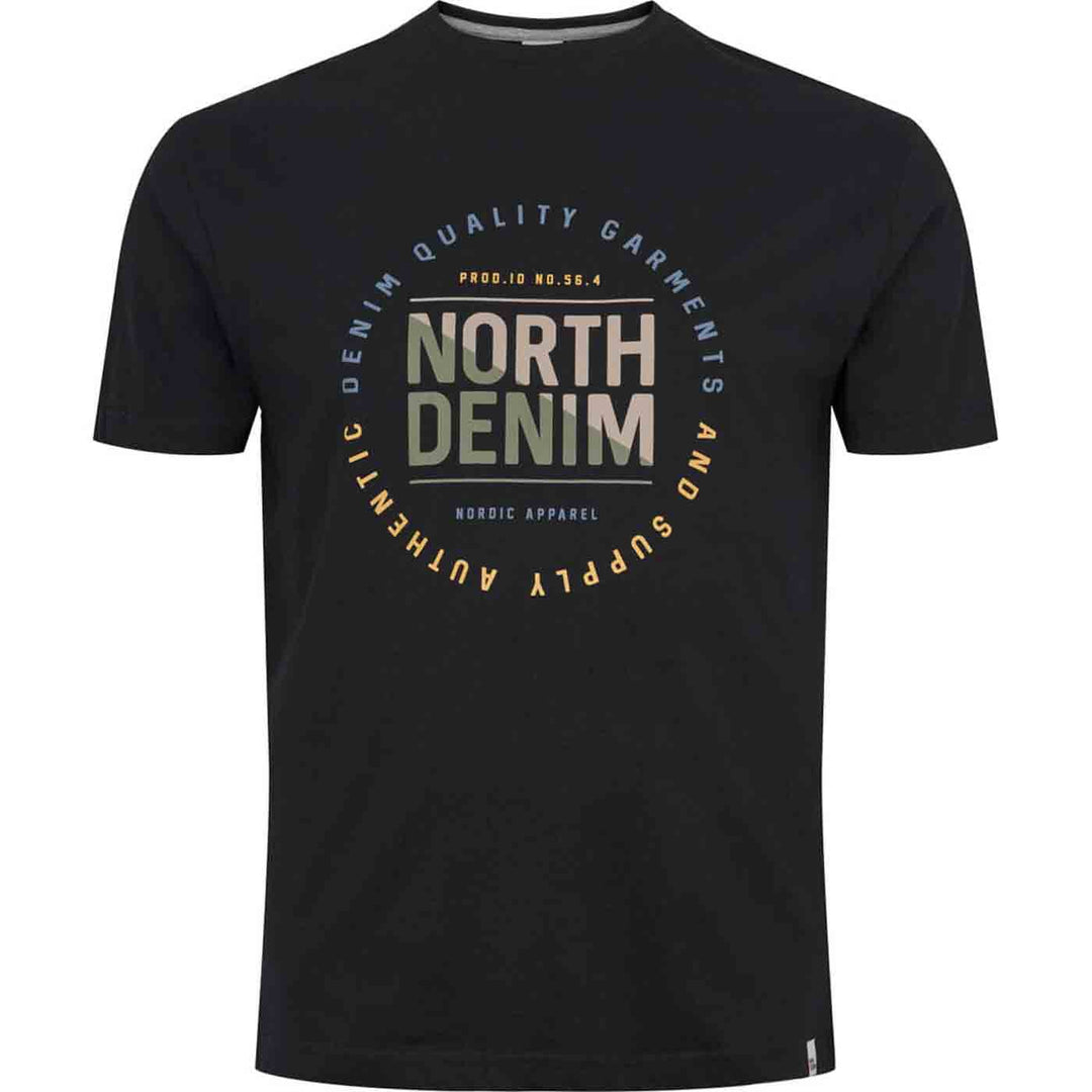 T-Shirt kurzarm mit Druck in Übergröße von ALLSIZE