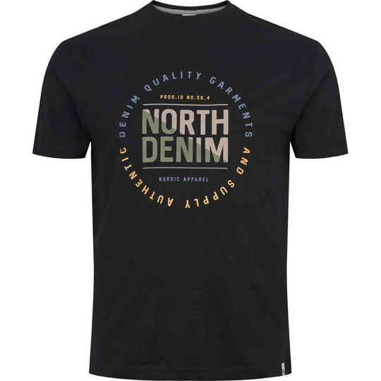 T-Shirt kurzarm mit Druck in Übergröße von ALLSIZE