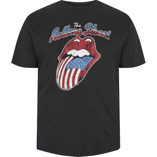 Rolling-Stones T-Shirt mit Druck von Allsize Original Lizenz