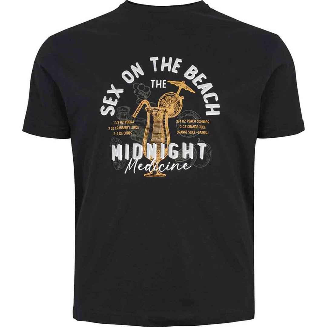 T-Shirt kurzarm mit Druck in Übergröße von ALLSIZE