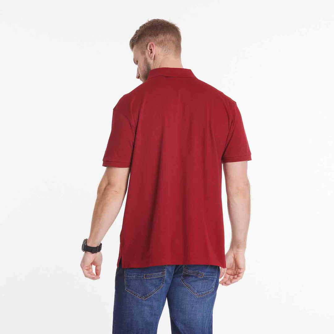 Polo-Shirt North mit Druck kurzarm in Übergröße von ALLSIZE