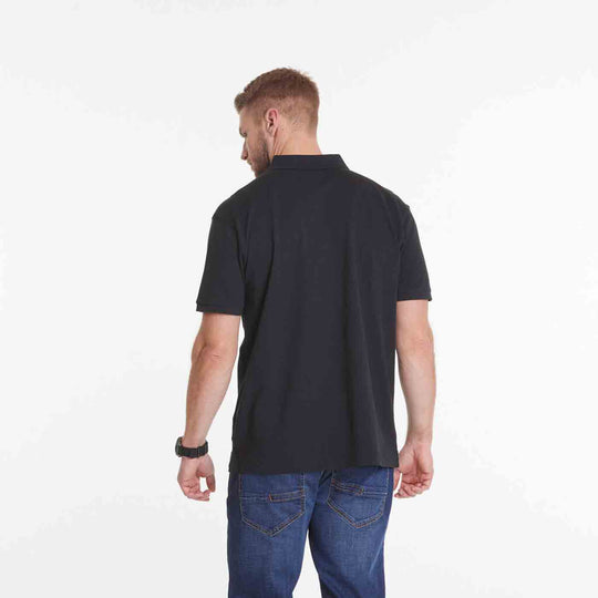Polo-Shirt North mit Druck kurzarm in Übergröße von ALLSIZE