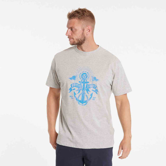 T-Shirt mit Druck in Übergröße von Allsize