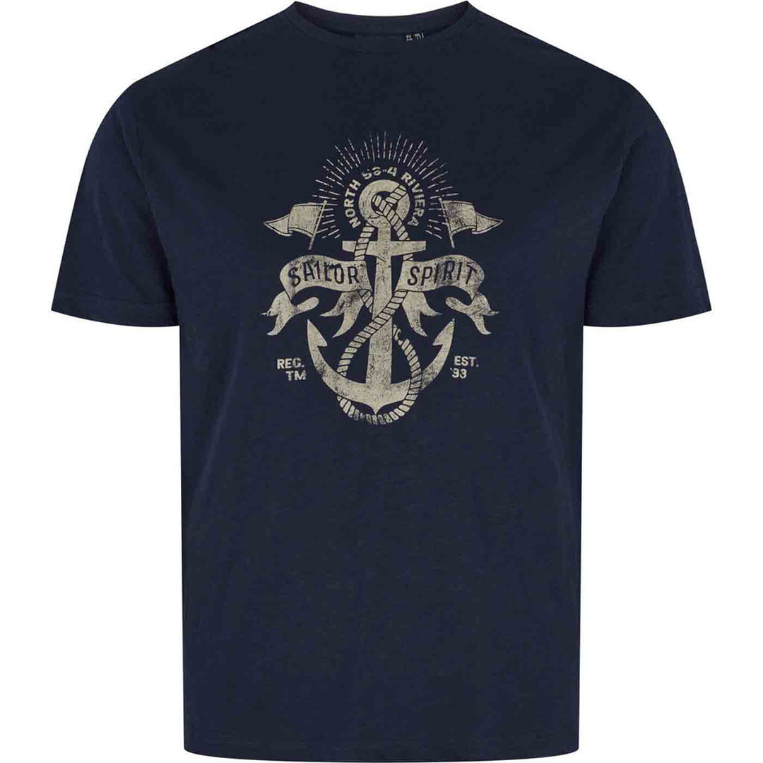 T-Shirt mit Druck in Übergröße von Allsize