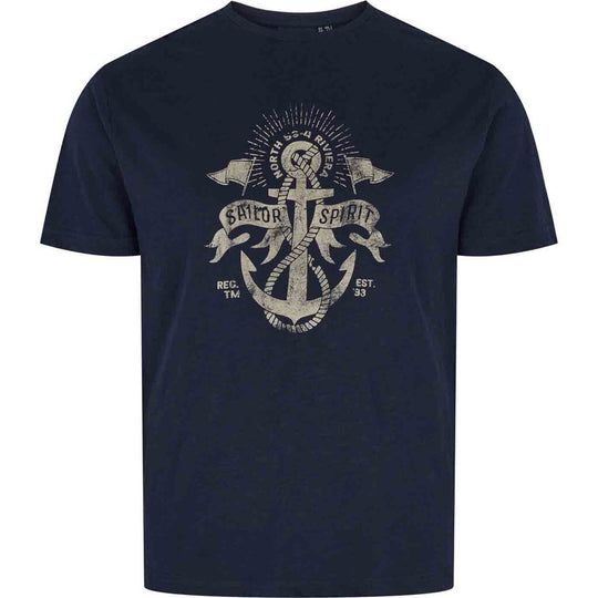 T-Shirt mit Druck in Übergröße von Allsize