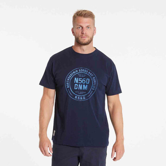 T-Shirt kurzarm mit Druck in Übergröße von ALLSIZE